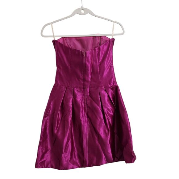 Jessica McClintock for‎ Gunne Sax Dress 5 Pink Mini Strapless Cocktail Prom - Picture 8 of 9